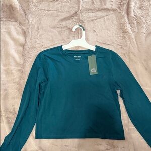 Wild Fable Teal Long Sleeve Shirt